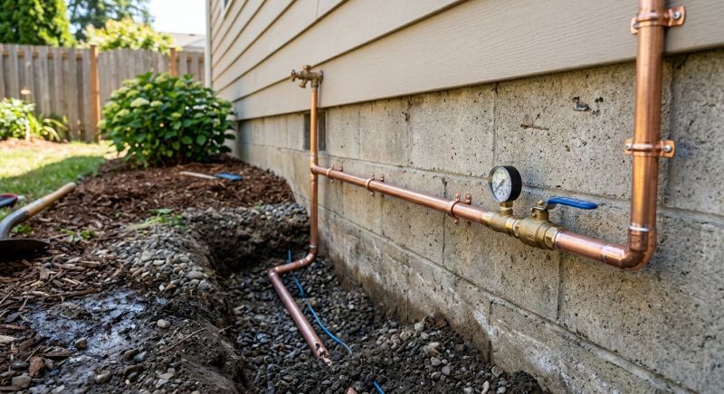 Copper Water Line Installation in Denver, CO