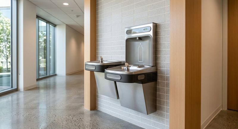 Drinking Fountain Installation in Reno, NV